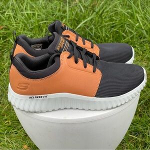 Skechers Depth Charge 2.0 Voluntold Shoes Mens 7.5 Brown Black Casual Sneakers